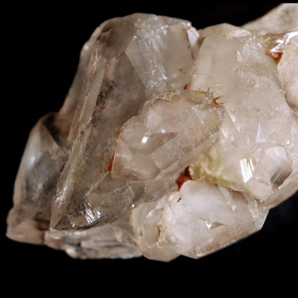 ジャカレー 水晶 クラスター 96g ブラジル産 原石 ワニ水晶 エレスチャルクォーツ 天然石 1点物 パワーストーン クリスタル 結晶 浄化 置き物_1