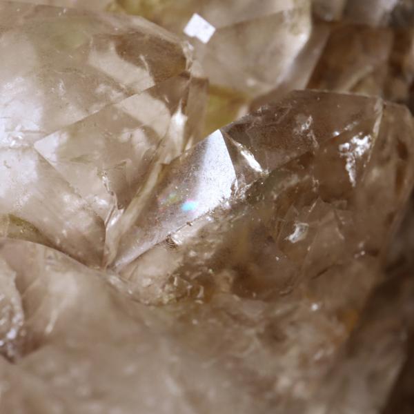 ジャカレー 水晶 クラスター 482g ブラジル産 原石 ワニ水晶 エレスチャルクォーツ 天然石 1点物 パワーストーン クリスタル 結晶 浄化 置き物_6