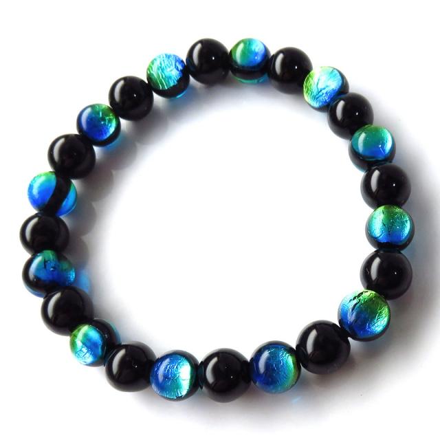 ケラママリン ホタルガラス モリオン 黒水晶 ブレスレット 8mm 沖縄 ホタル石 とんぼ玉の通販はau Pay マーケット Gold Stone