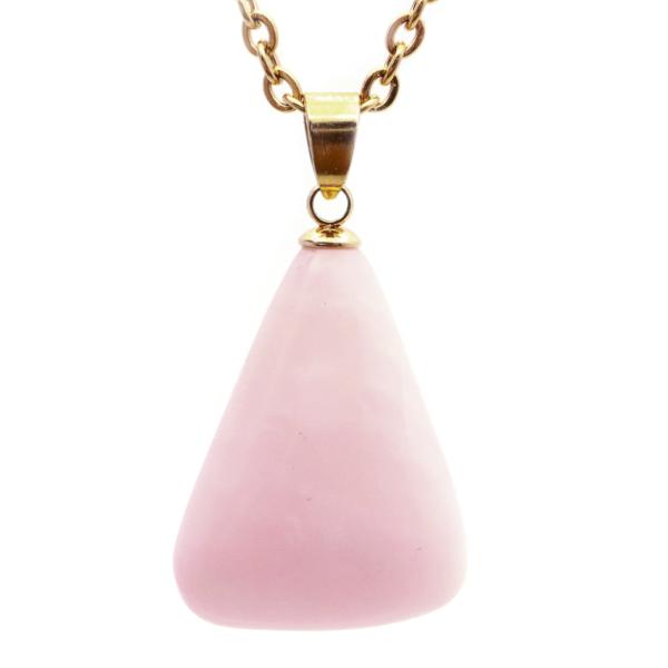 ピンクオパール ペンダント トップ 首飾り 天然石 ネックレス 1点もの 蛋白石 パワーストーン Pink Opal 10月 誕生石 スピリチュアル