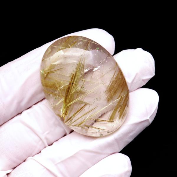 ゴールド ルチルクォーツ ルース 裸石 19.3g AAAAAA 金針 水晶 タイチンルチル 風水 金運 宝石質 天然石 パワーストーン 1点もの 爆買 クリスマス_6