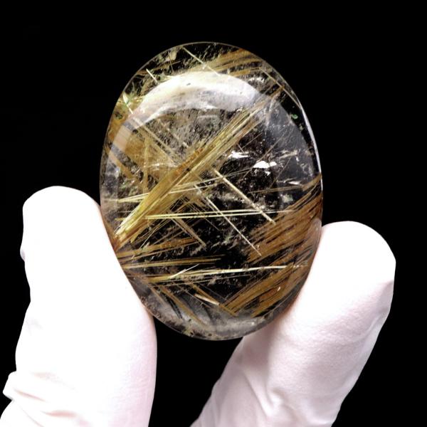 ゴールド ルチルクォーツ ルース 裸石 19.3g AAAAAA 金針 水晶 タイチンルチル 風水 金運 宝石質 天然石 パワーストーン 1点もの 爆買 クリスマス_9