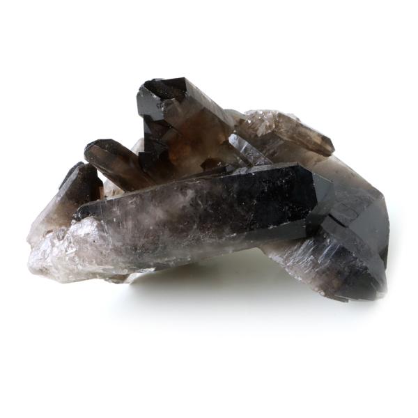 スモーキークォーツ クラスター 天然石 水晶 原石 煙水晶 置き物 322g ブラジル産 天然石 1点物 お守り 結晶 パワーストーン smoky quartz 爆買 クリスマス