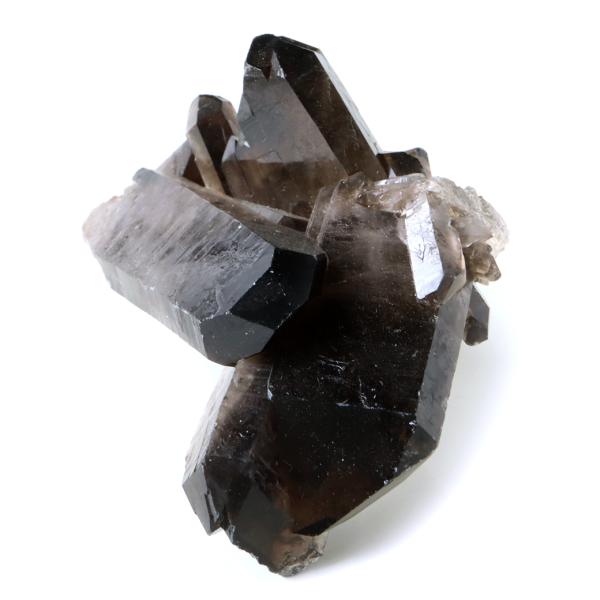 スモーキークォーツ クラスター 天然石 水晶 原石 煙水晶 置き物 322g ブラジル産 天然石 1点物 お守り 結晶 パワーストーン smoky quartz 爆買 クリスマス_3