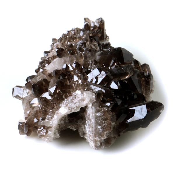スモーキークォーツ クラスター 天然石 水晶 原石 煙水晶 置き物 673g ブラジル産 天然石 1点物 お守り 結晶 パワーストーン smoky quartz 爆買 クリスマス_2