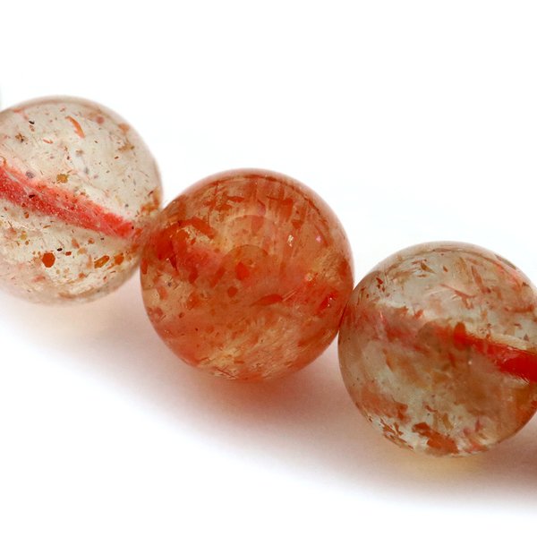 フェルドスパー サンストーン ブレスレット 6.5mm タンザニア産 天然石 パワーストーン 日長石 Sun Stone 1点ものの通販は