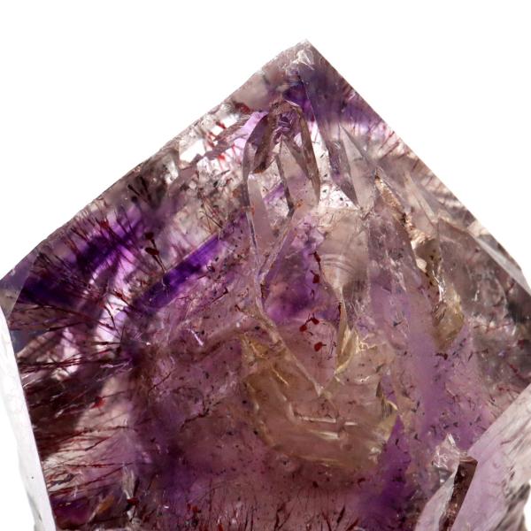 スーパーセブン 原石 ジンバブエ産 単晶 ポイント 68g 1点もの ツーソン展示会商品 水晶 天然石スピリチュアル 浄化 アメジスト 天然石 パワーストーン 爆買_1