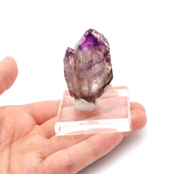 スーパーセブン 原石 ジンバブエ産 単晶 ポイント 45g 1点もの ツーソン展示会商品 水晶 天然石スピリチュアル 浄化 アメジスト 天然石 パワーストーン 爆買_6