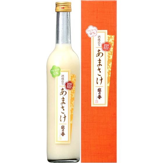 越の誉 酒蔵造り あまさけ 500g 化粧箱入り 12本 新潟県 原酒造 ノンアルコール 甘酒 ケース販売 母の日 誕生日 お祝い ギフト レビューキャンペーン_1