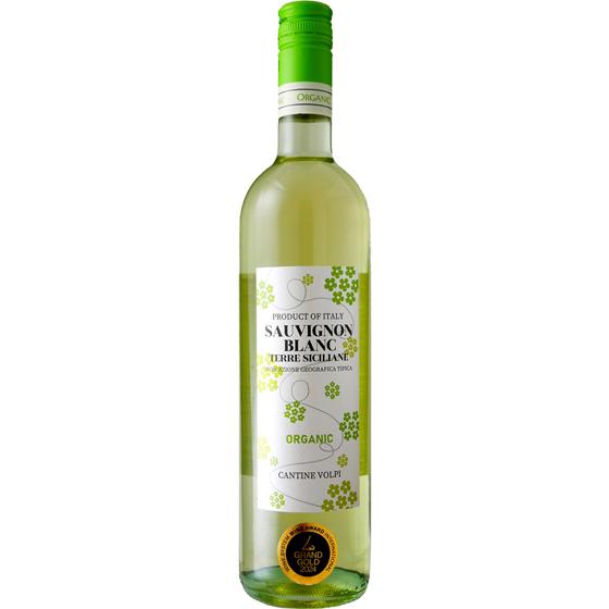 ソーヴィニヨン・ブラン シチリア オーガニック / カンティーネ・ヴォルピ 白 750ml 12本 イタリア シチリア 白ワイン ケース販売 母の日 誕生日 お祝い ギフト プレゼント