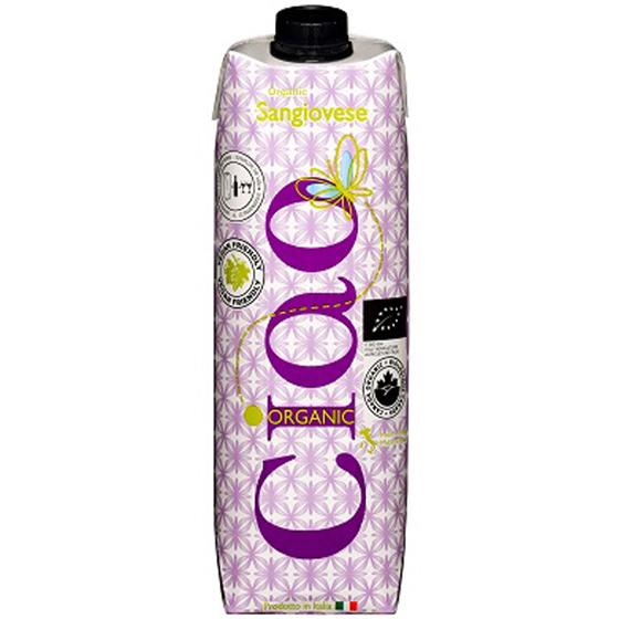チャオ サンジョヴェーゼ オーガニック / スガルツィ・ルイージ 赤 テトラパック 1000ml 12本 イタリア アブルッツォ 赤ワイン ケース販売 お年賀 誕生日 お祝い ギフト レビューキャンペーン