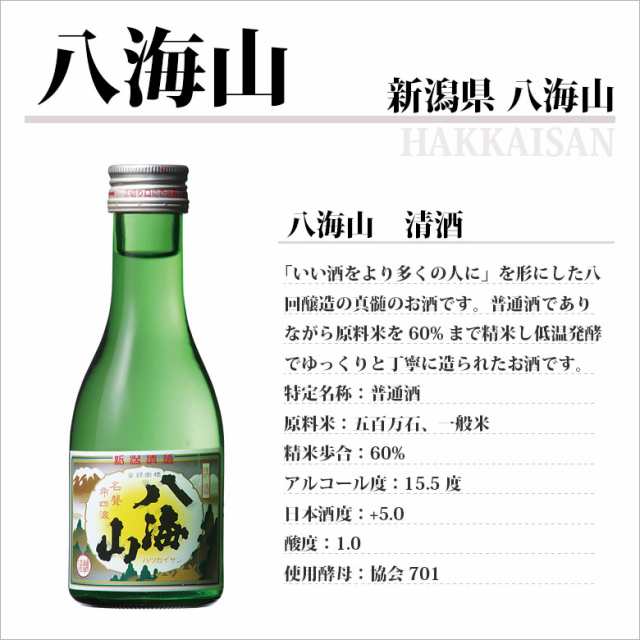 飲み比べ 本州のみ送料無料 プレミアム日本酒セット 司牡丹、八海山