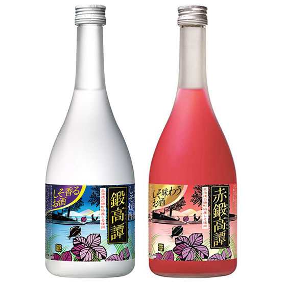 しそ焼酎 鍛高譚 赤鍛高譚 たんたかたん 720ml 2本セット 北海道 合同