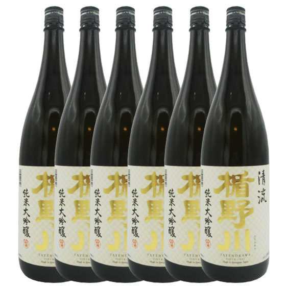 楯野川 たてのかわ 純米大吟醸 清流 1800ml 6本入り 山形県 楯の川酒造 ケース販売 本州のみ送料無料 日本酒 お歳暮 誕生日 お祝い ギフ