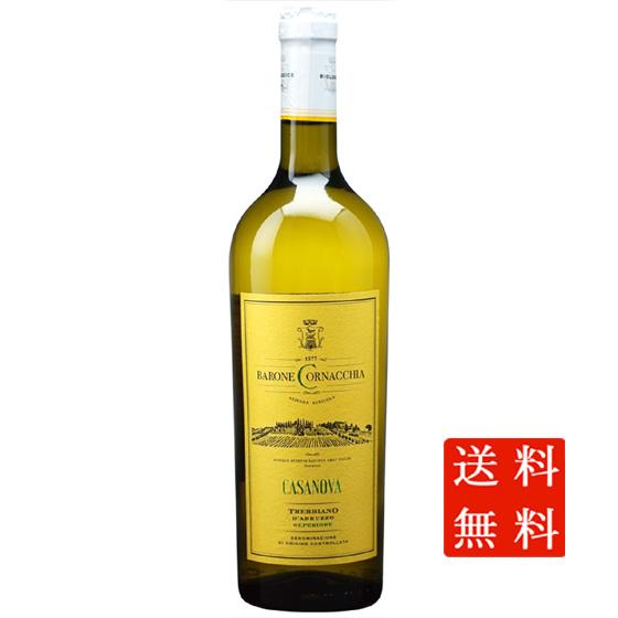 トレッビアーノ・ダブルッツォ スペリオーレ / バローネ・コルナッキア 白 750ml 12本 イタリア アブルッツォ ケース販売 本州のみ送料無料 白ワイン 父の日 誕生日 お祝い ギフト レビューキャンペーン