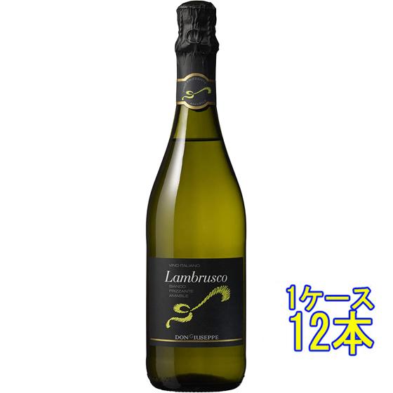 ランブルスコ・アマービレ ドン・ジュセッペ ビアンコ / デコルディ 白 発泡 甘口 750ml 12本 イタリア エミリア・ロマーニャ ケース販売 スパークリングワイン 父の日 誕生日 お祝い ギフト レビューキャンペーン