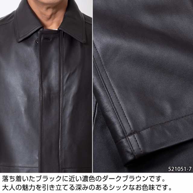 (新品)JEAN-LOUIS SCHERRER 本革 コート ブラック レザー