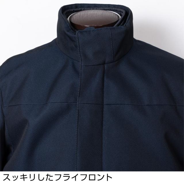 コート スタンドカラーコート メンズ ビジネスコート 着脱ライナー 撥
