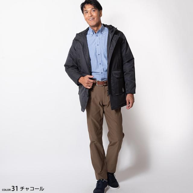 メンズ 中綿アウター カジュアルアウター フード付き 中綿ブルゾン