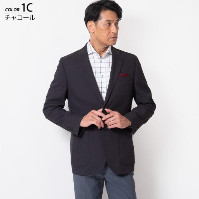 メンズ春夏用ジャケット ジャケット メンズ 春夏 ストレッチ 麻混 デニム調 ビジネス