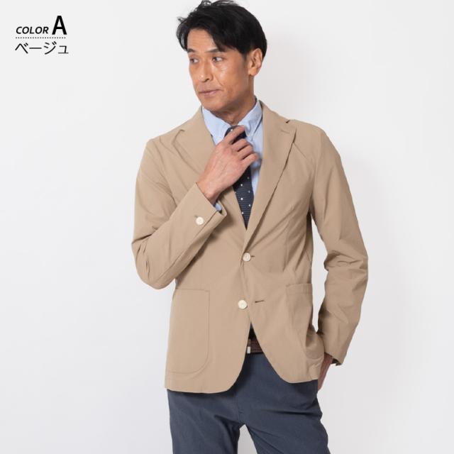 ジャケット メンズ ブレザー サマージャケット 春夏 軽量 涼感 ストレッチ ウォッシャブル クールビズ カジュアル ゴルフ_8