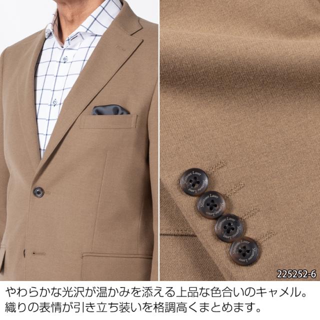 ジャケット メンズ 秋冬 CARREMAN社企画素材 ウールライク ストレッチ テーラードジャケット ビジネス カジュアル オンオフ兼用 ブレザー 紳士用_10