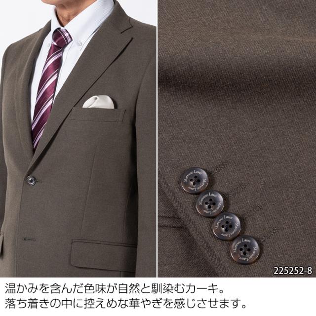 ジャケット メンズ 秋冬 CARREMAN社企画素材 ウールライク ストレッチ テーラードジャケット ビジネス カジュアル オンオフ兼用 ブレザー 紳士用_13