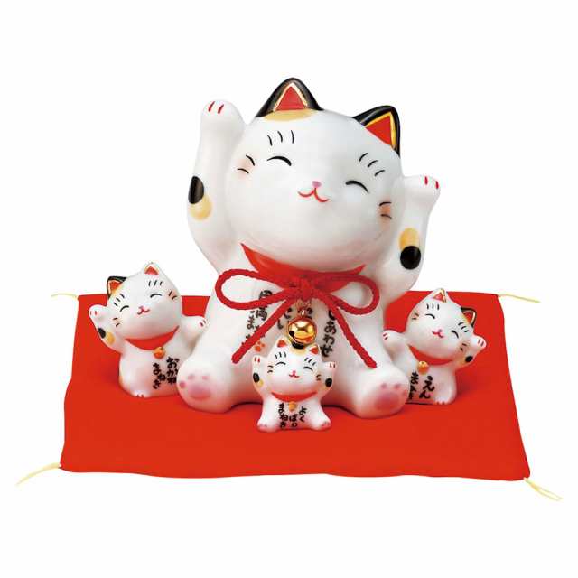 置物 陶製 彩絵 円満 招き猫 やんちゃトリオ 敷物付 京都 かわいい 和風 手作り 小物 和雑貨 四季 なごみ 飾り 贈り物 おしゃれの通販はau Pay マーケット 季節の和雑貨 京都 和匠ポラーコ