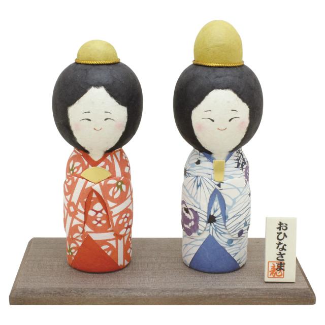 送料無料 沖縄 離島を除く 雛人形 型染め和紙 京こけし雛 台付き手作り和紙細工 マンションサイズ コンパクト リュウコドウ ひなまつりの通販はau Pay マーケット 季節の和雑貨 京都 和匠ポラーコ