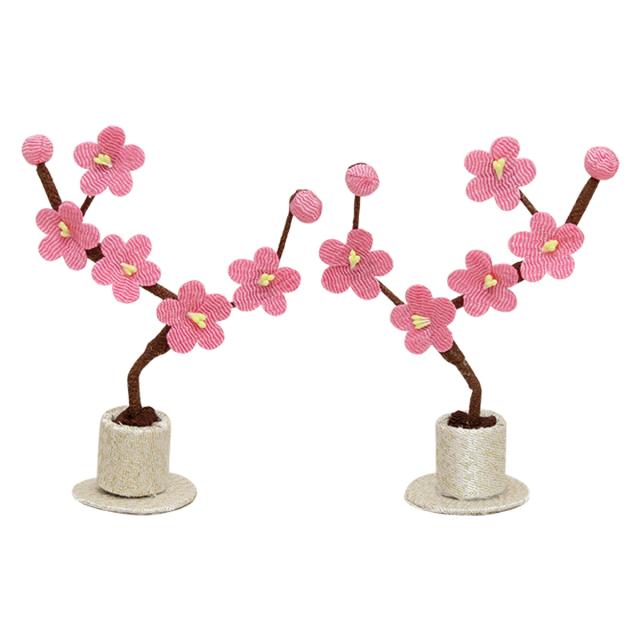 雛人形雛道具 ちりめん桃花飾り 小 一対手作りちりめん細工 マンションサイズ コンパクト リュウコドウ ひなまつり 桃の節供の通販はau Pay マーケット 季節の和雑貨 京都 和匠ポラーコ