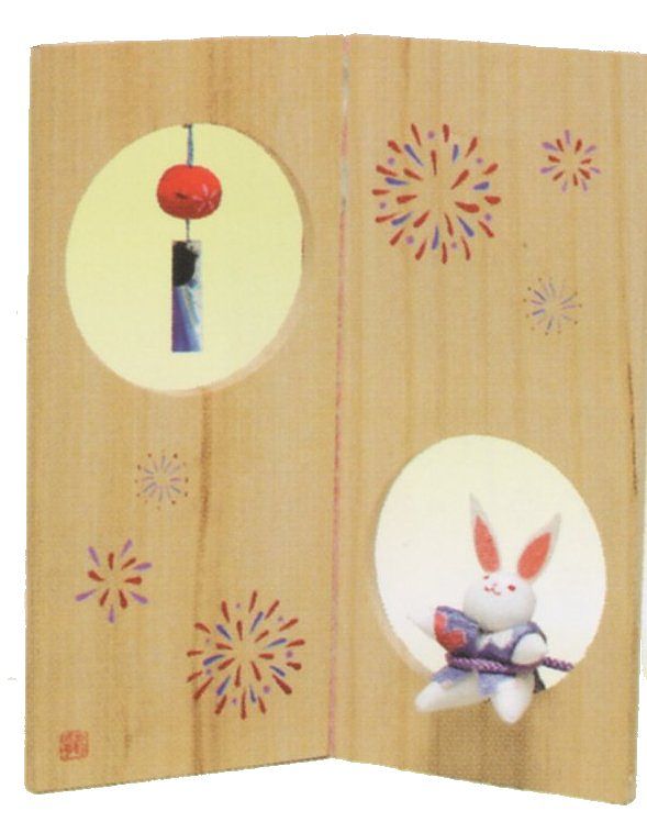 桐屏風 花火 夏の風物詩 手作りちりめん細工 和雑貨 リュウコドウの通販はau Pay マーケット 季節の和雑貨 京都 和匠ポラーコ