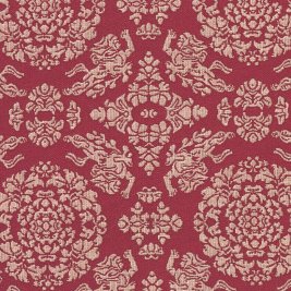 送料無料(沖縄・離島を除く)正倉院裂綿大判風呂敷(ふろしき) 獅子文(ししもん) アカ 120cm 箱入りの通販は