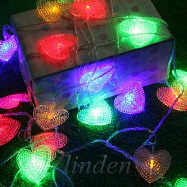 Linden 電池式 イルミネーション 5m ライト クリスマス飾り 装飾品 4色 室内 屋内 電飾 ハート型 パーティー イベント 結婚式 誕生日の通販はau Pay マーケット Linden コレクション