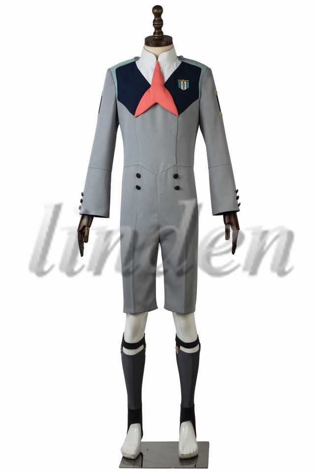 [linden] ダーリン・イン・ザ・フランキス Darling in the FRANXX CODE：016 ヒロ 制服 全員 風 コスプレ コスチューム cosplay イベント