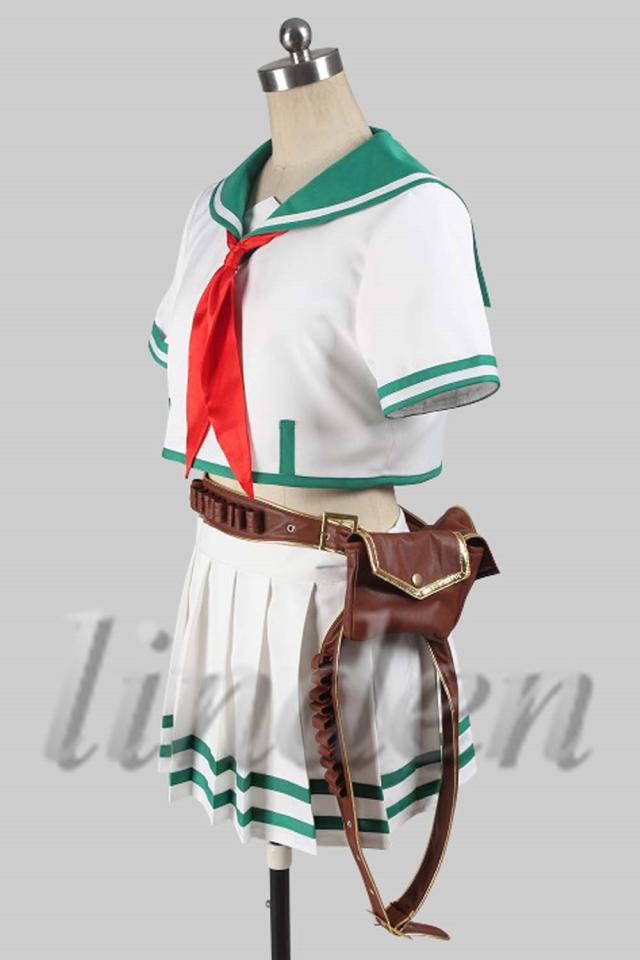 [linden] 艦隊これくしょん -艦これ- 木曾改二 きゃぷてんきそ 重雷装巡洋艦 球磨型 風 コスプレ コスチューム 変装 仮装 イベント