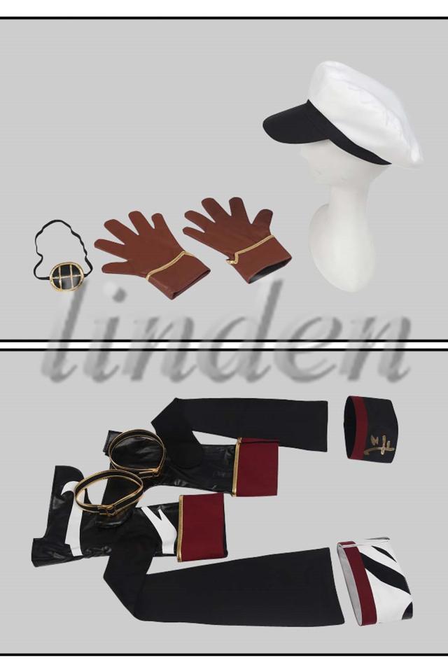 [linden] 艦隊これくしょん -艦これ- 木曾改二 きゃぷてんきそ 重雷装巡洋艦 球磨型 風 コスプレ コスチューム 変装 仮装 イベント