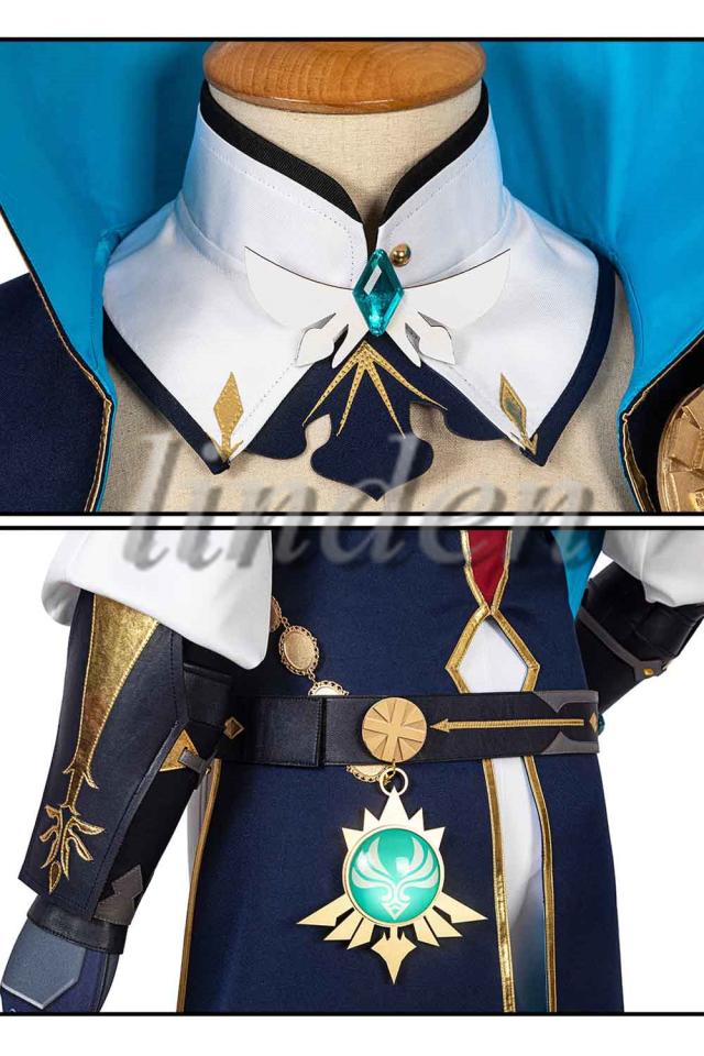 [linden] 原神 げんしん 西風騎士団 ジン Genshin 風 コスプレ コスチューム cosplay イベント 演出服_6