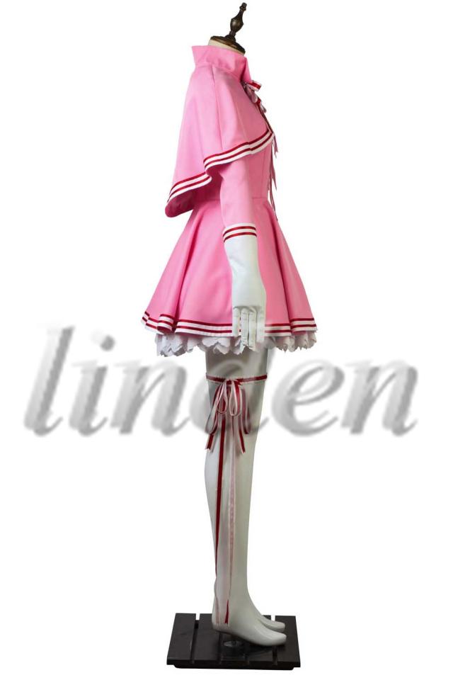 [linden] カードキャプターさくら クリアカード編 木之本桜 きのもとさくら バトル 風 戦闘服 洋装 コスプレ コスチューム 仮装 cosplay linden] カードキャプターさくら クリアカード編 木之本桜 きのもと