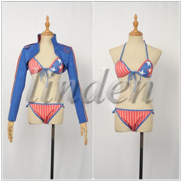 [linden] Fate/Grand Order フェイト・グランドオーダー FGO 【非公式/二次創作】  宮本武蔵 ビキニ 水着 コスプレ衣装 コスチューム 仮装 変装 ハロウイン