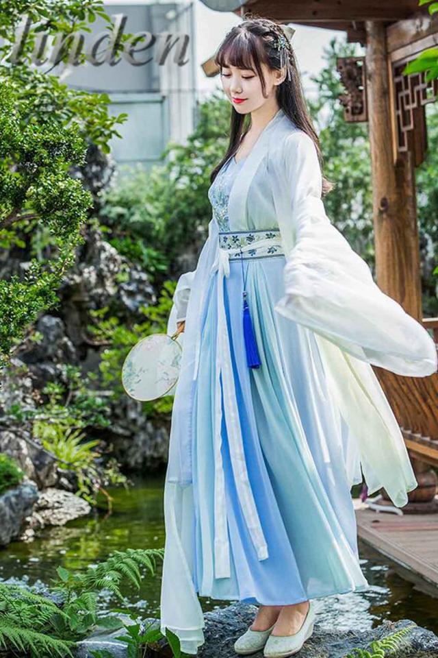 新元号 令和 記念 漢服 魏晋風 漢元素刺繍 女性 女の子 スカート コス服