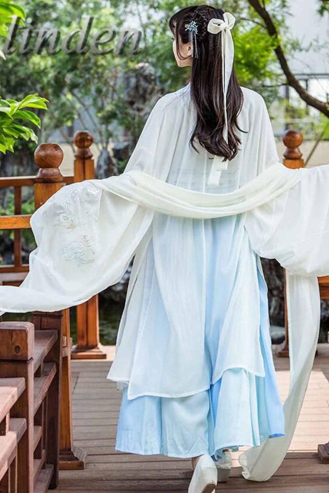 新元号 令和 記念 漢服 魏晋風 漢元素刺繍 女性 女の子  スカート コス服 中華服 写真撮影 古風 レディースコスプレ 仮装 学園祭 おしゃれ  5点セット 新元号 令和 記念 漢服 魏晋風 漢元素刺繍 女性 女の子 スカート コス服