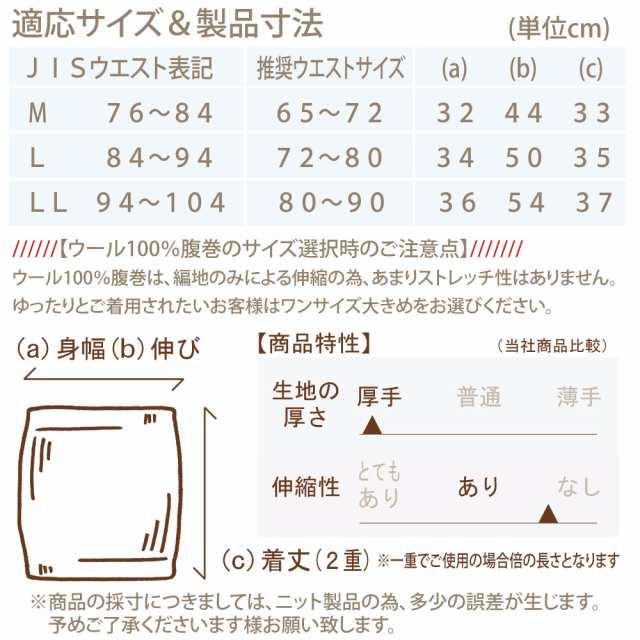 THE定番 ウール100％ 腹巻き 【Ｌ】 腹巻 はらまき 暖かい 保温 温活 冷え取り 冷房対策 メンズ レディース ユニセックス 日本製の通販はau  PAY マーケット - 【腹巻専門のお店】はらまき屋さん。 au PAY マーケット店