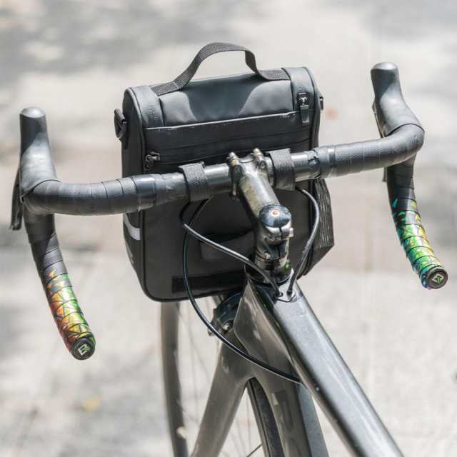 ハンドルバッグ フロントバッグ 自転車 ショルダーバッグ 2way