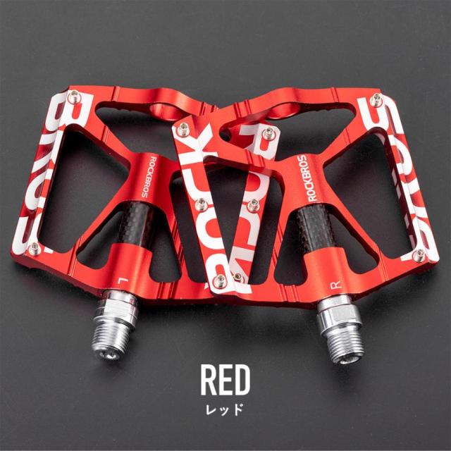 新品・未使用】アルミ製フラットペダル スペード型_9/16 ROCKBROS