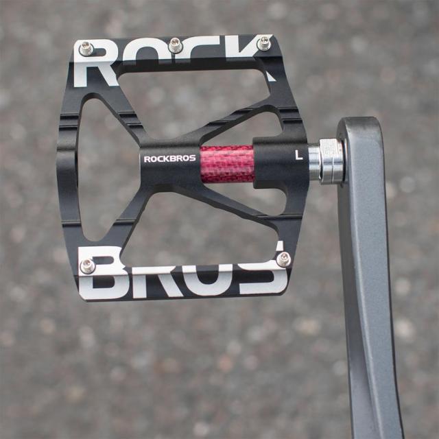 ペダル 自転車 フラットペダル 9/16インチ アルミニウム合金製 波型