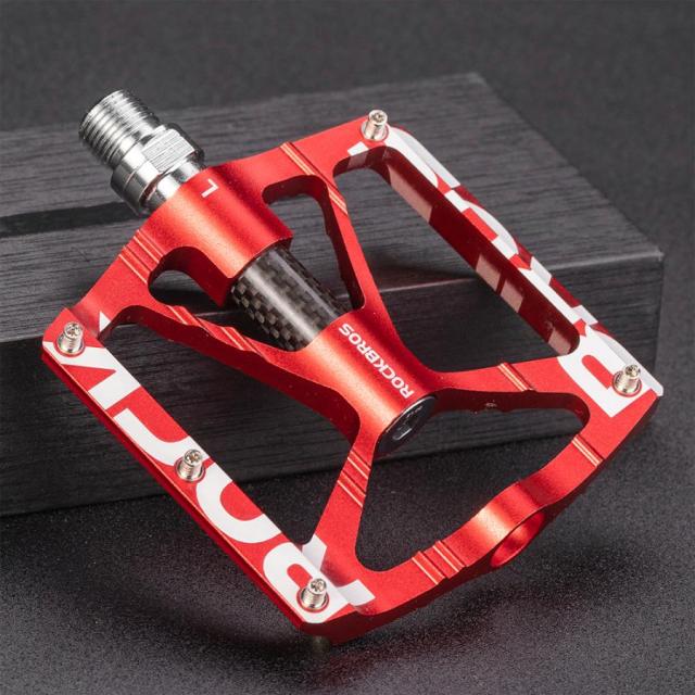 ペダル 自転車 フラットペダル 9/16インチ アルミニウム合金製 波型