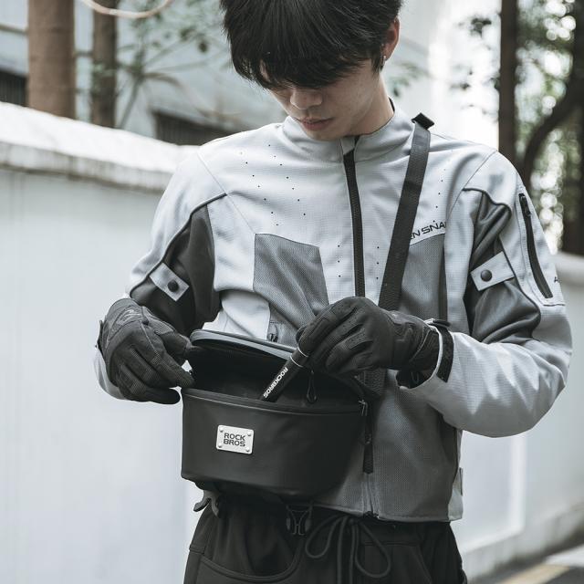原付 スクーター バッグ ハンドル スマホ 小物 収納 2L 3way