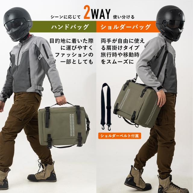 バイク用リアキャリア+ツーリングバツク ROCKBROS シートバッグ リアバッグ バイク用 30L リアキャリア