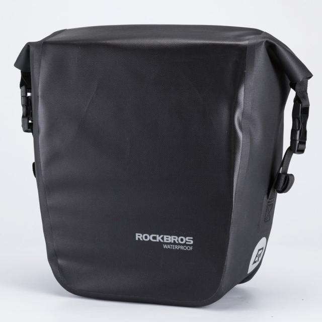 パニアバッグ 自転車 サイドバッグ キャリアバッグ 防水 18L ロック