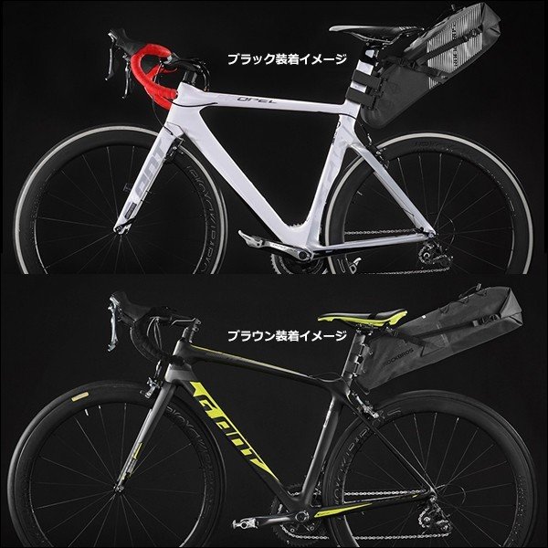 サドルバッグ 自転車用 全防水 約10L大容量 安定感抜群 反射テープ付き サイクリング リアバッグ ロックブロス ROCKBROS_2